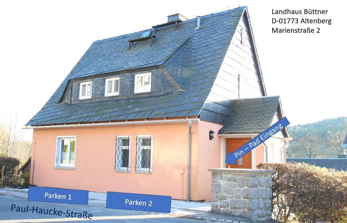 Landhaus Buettner Altenberg ภายนอก รูปภาพ